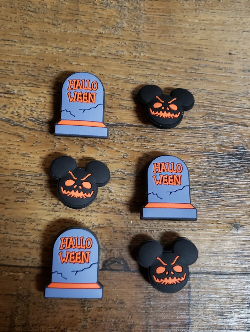 Mickey Scary Face Halloween Shoe Charms